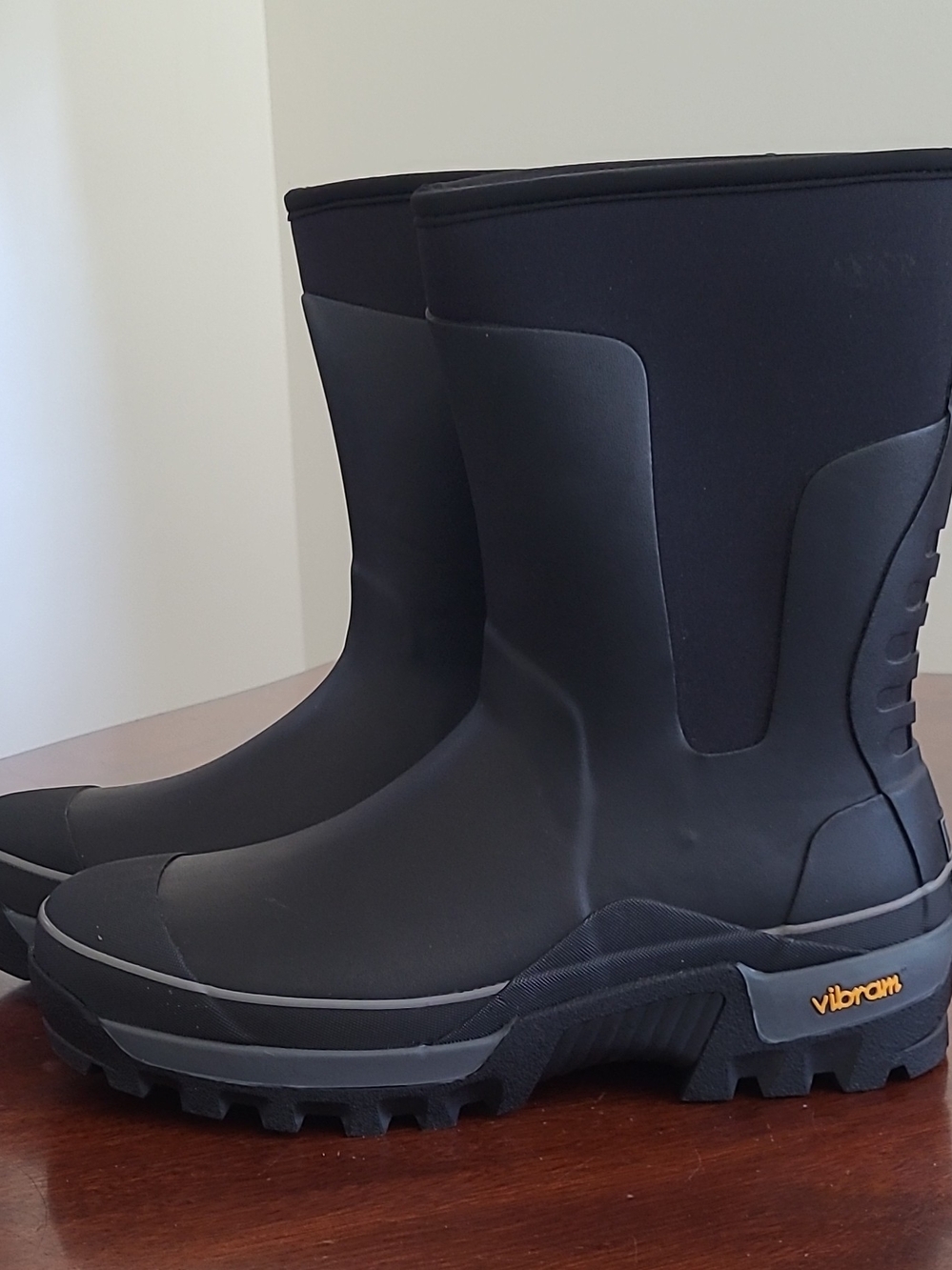 NWT Western Chief Mens Frontier Mid Noeprene Waterproof Black Boots Size 11